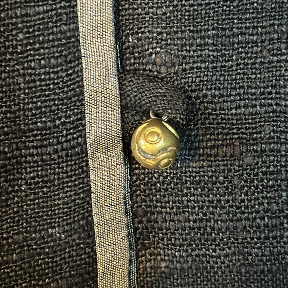 SHANMUHE Rare Vintage Women’s Silk Mandarin Collar Embroidered Button Jacket - Picture 2 of 8